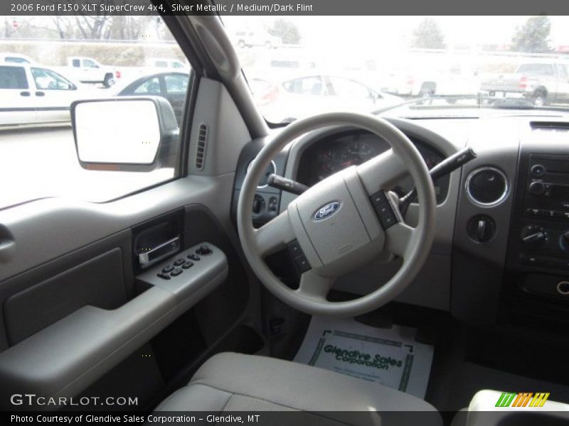 Silver Metallic / Medium/Dark Flint 2006 Ford F150 XLT SuperCrew 4x4