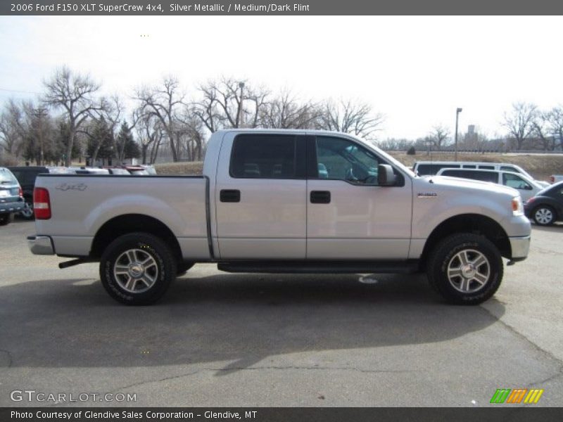 Silver Metallic / Medium/Dark Flint 2006 Ford F150 XLT SuperCrew 4x4