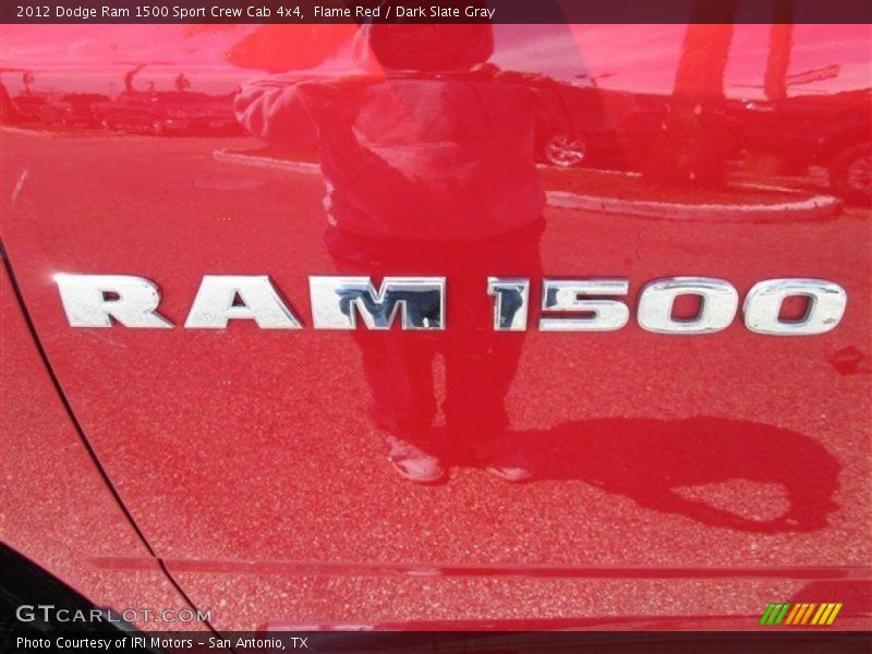 Flame Red / Dark Slate Gray 2012 Dodge Ram 1500 Sport Crew Cab 4x4