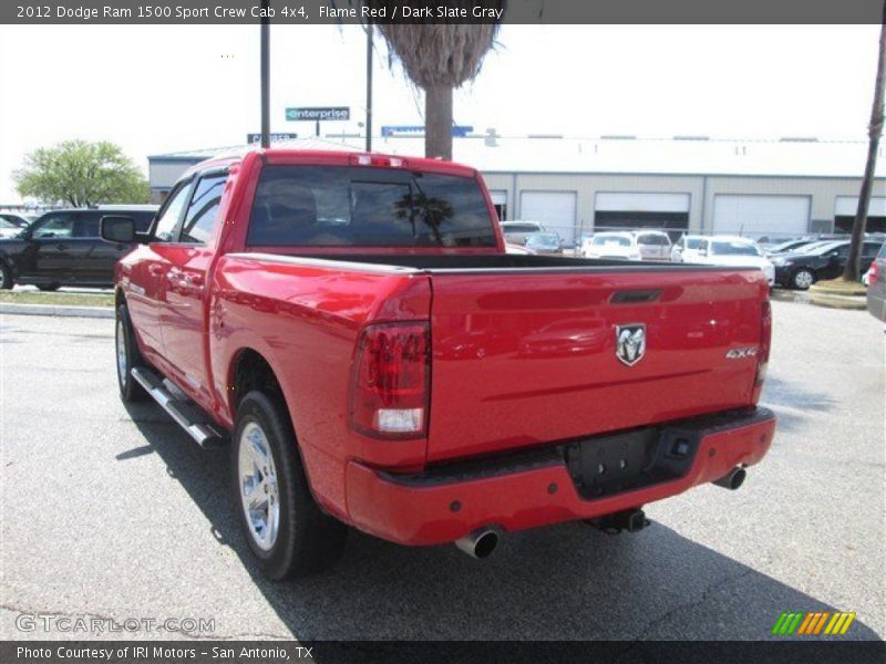 Flame Red / Dark Slate Gray 2012 Dodge Ram 1500 Sport Crew Cab 4x4