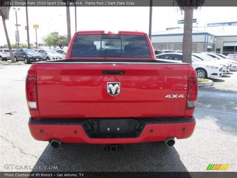 Flame Red / Dark Slate Gray 2012 Dodge Ram 1500 Sport Crew Cab 4x4