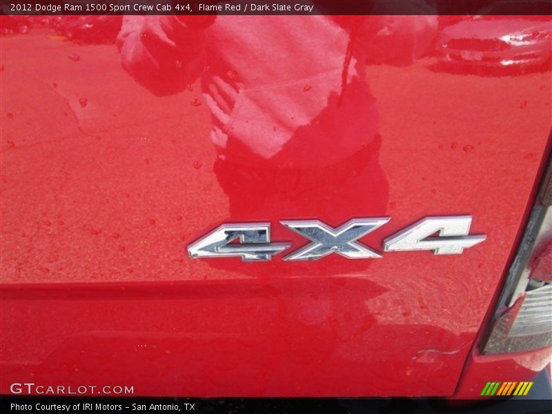 Flame Red / Dark Slate Gray 2012 Dodge Ram 1500 Sport Crew Cab 4x4