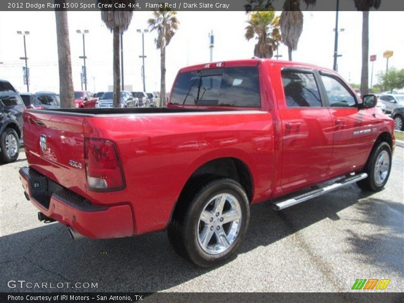 Flame Red / Dark Slate Gray 2012 Dodge Ram 1500 Sport Crew Cab 4x4