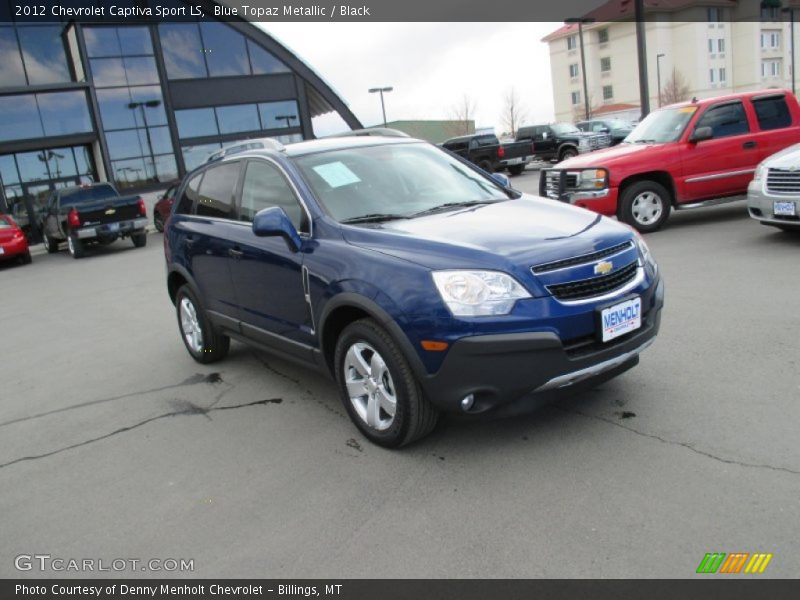 Blue Topaz Metallic / Black 2012 Chevrolet Captiva Sport LS