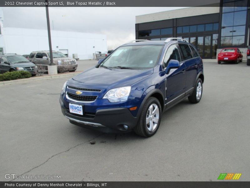 Blue Topaz Metallic / Black 2012 Chevrolet Captiva Sport LS