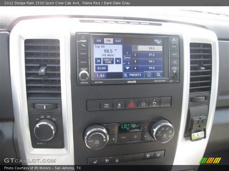 Flame Red / Dark Slate Gray 2012 Dodge Ram 1500 Sport Crew Cab 4x4