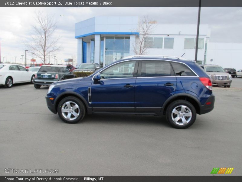 Blue Topaz Metallic / Black 2012 Chevrolet Captiva Sport LS