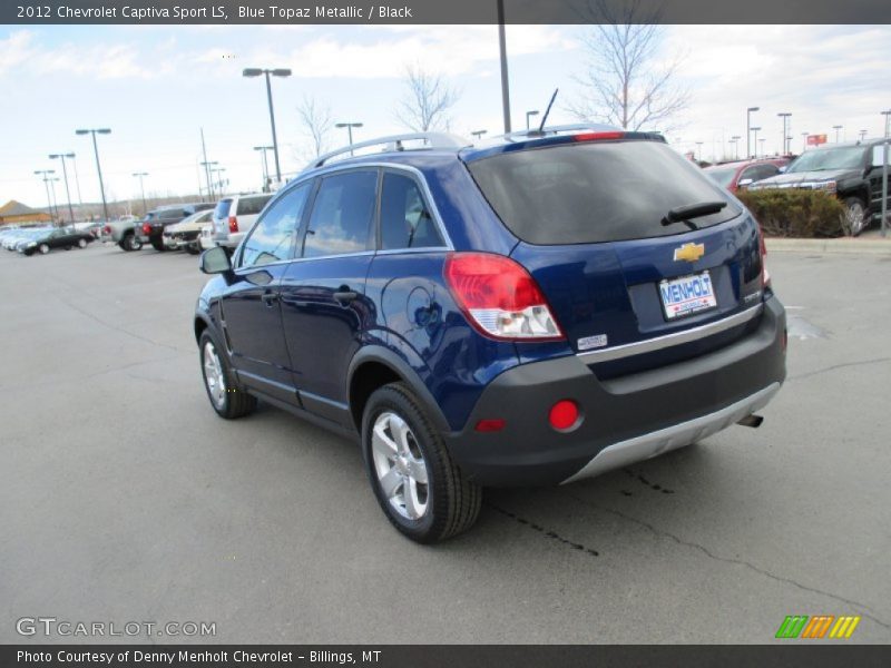 Blue Topaz Metallic / Black 2012 Chevrolet Captiva Sport LS