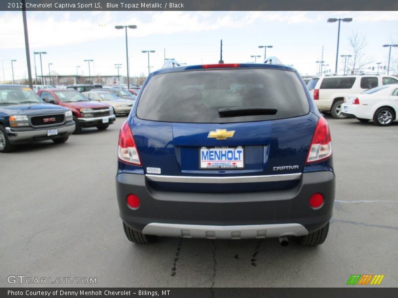 Blue Topaz Metallic / Black 2012 Chevrolet Captiva Sport LS