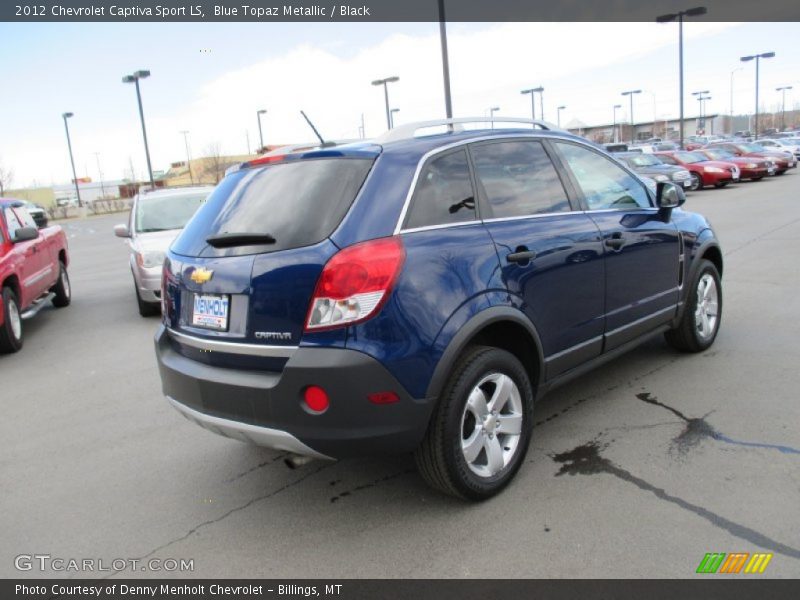 Blue Topaz Metallic / Black 2012 Chevrolet Captiva Sport LS