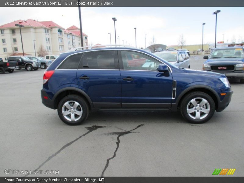 Blue Topaz Metallic / Black 2012 Chevrolet Captiva Sport LS