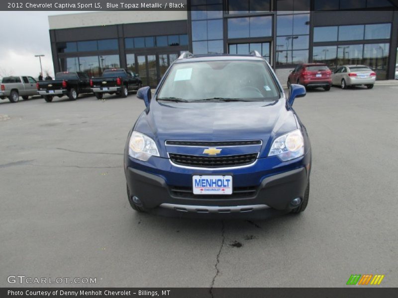 Blue Topaz Metallic / Black 2012 Chevrolet Captiva Sport LS