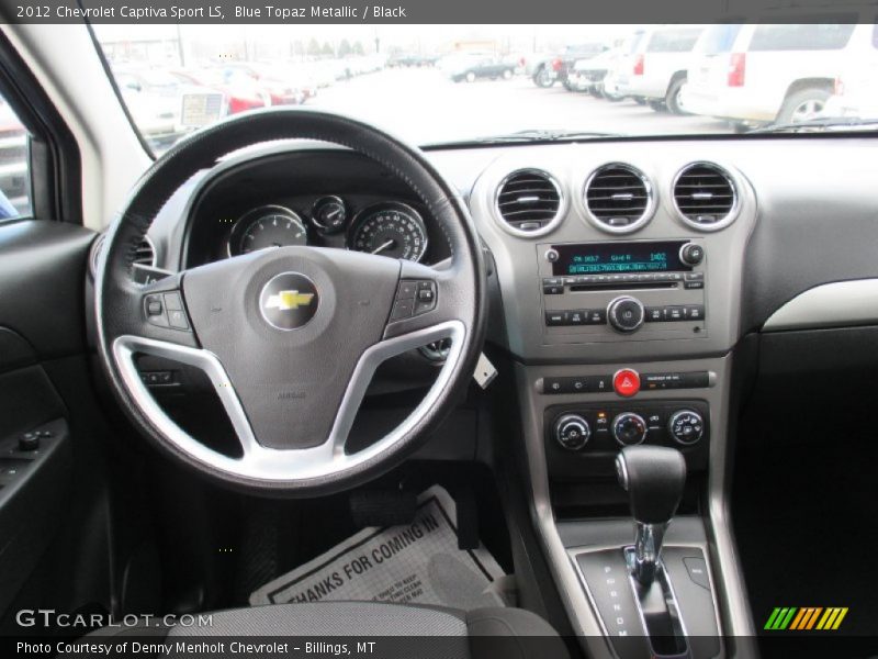 Blue Topaz Metallic / Black 2012 Chevrolet Captiva Sport LS