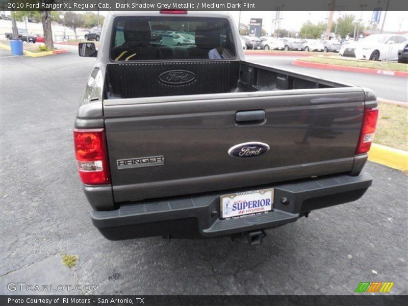 Dark Shadow Grey Metallic / Medium Dark Flint 2010 Ford Ranger XL Regular Cab