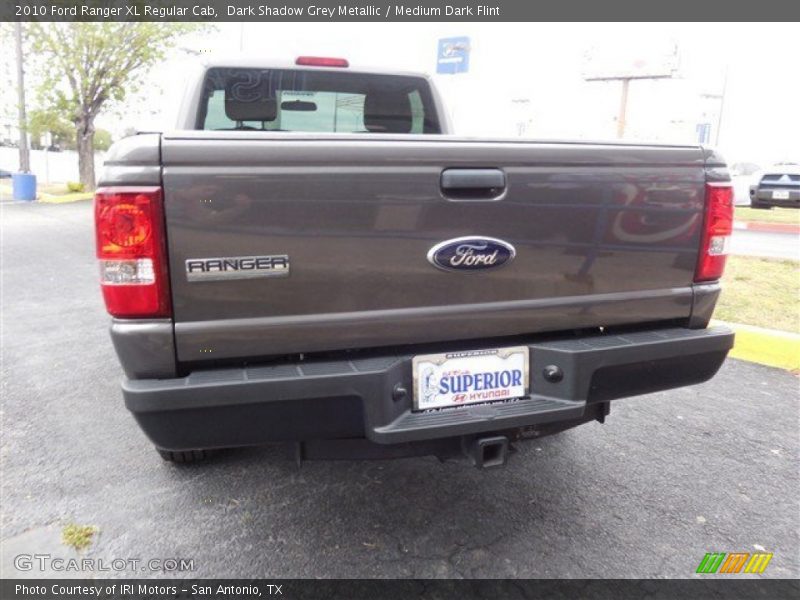 Dark Shadow Grey Metallic / Medium Dark Flint 2010 Ford Ranger XL Regular Cab