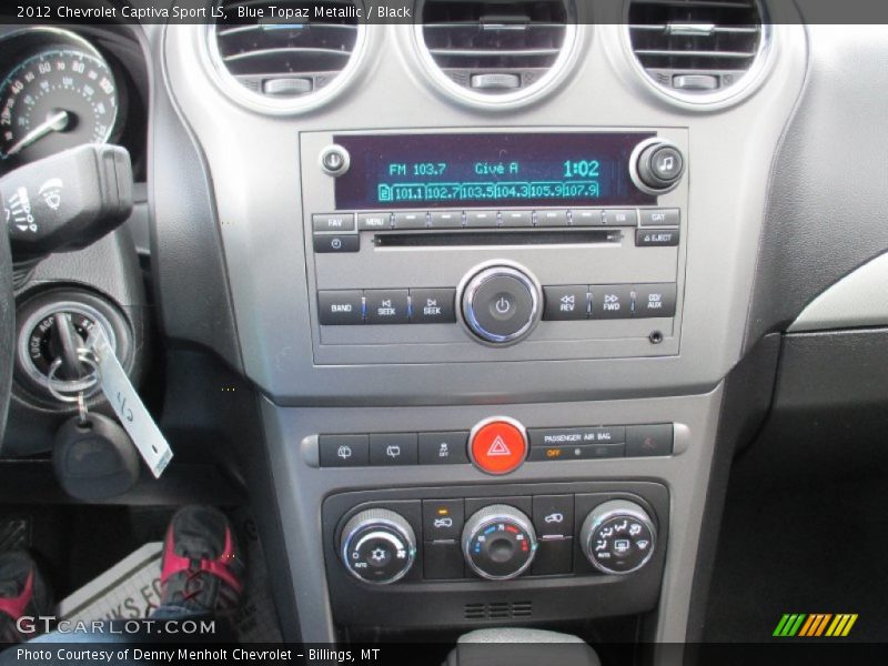 Blue Topaz Metallic / Black 2012 Chevrolet Captiva Sport LS