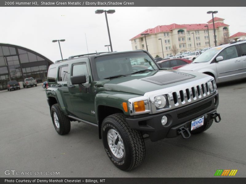 Shadow Green Metallic / Ebony Black/Shadow Green 2006 Hummer H3