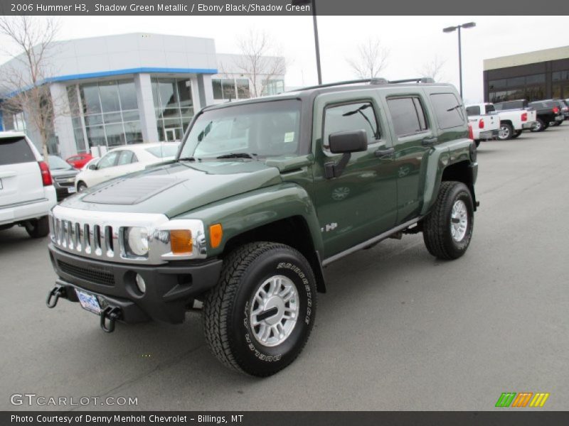 Shadow Green Metallic / Ebony Black/Shadow Green 2006 Hummer H3