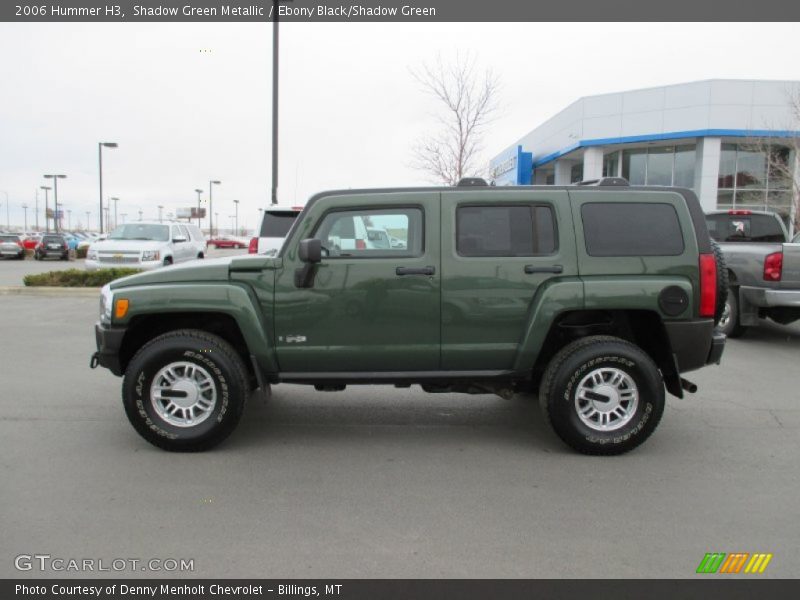 Shadow Green Metallic / Ebony Black/Shadow Green 2006 Hummer H3