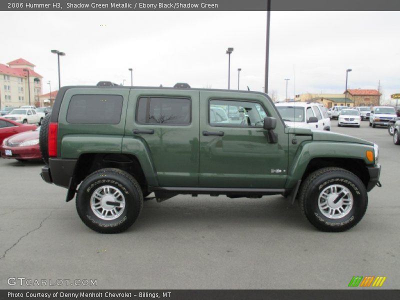 Shadow Green Metallic / Ebony Black/Shadow Green 2006 Hummer H3