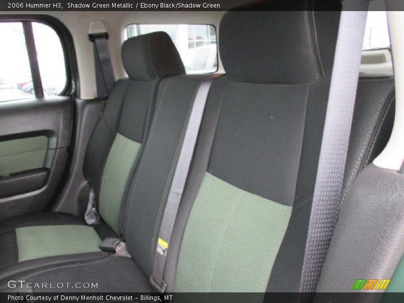 Shadow Green Metallic / Ebony Black/Shadow Green 2006 Hummer H3