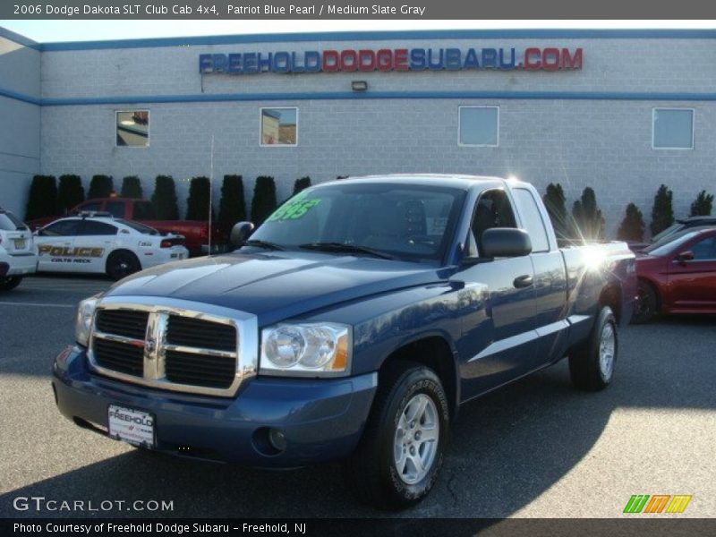 Patriot Blue Pearl / Medium Slate Gray 2006 Dodge Dakota SLT Club Cab 4x4