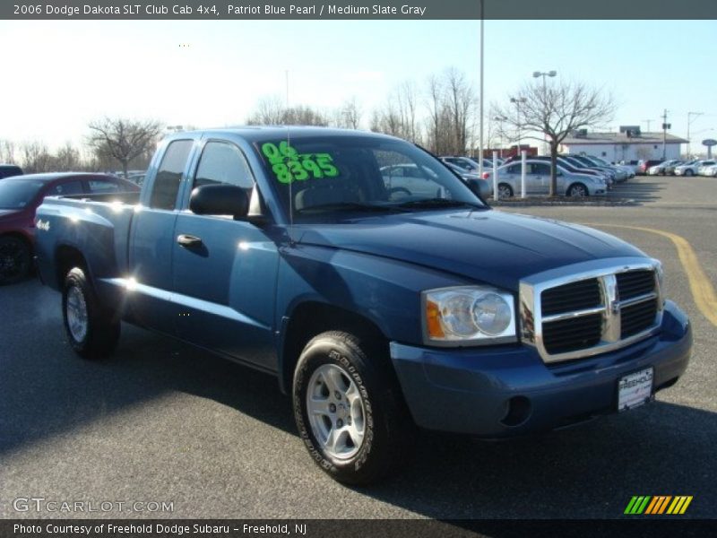 Patriot Blue Pearl / Medium Slate Gray 2006 Dodge Dakota SLT Club Cab 4x4