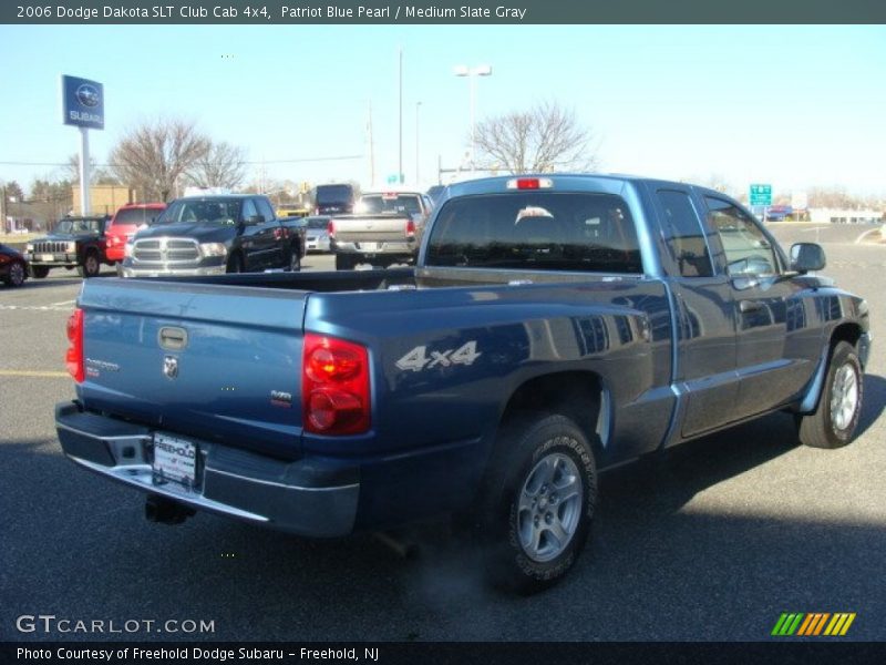 Patriot Blue Pearl / Medium Slate Gray 2006 Dodge Dakota SLT Club Cab 4x4