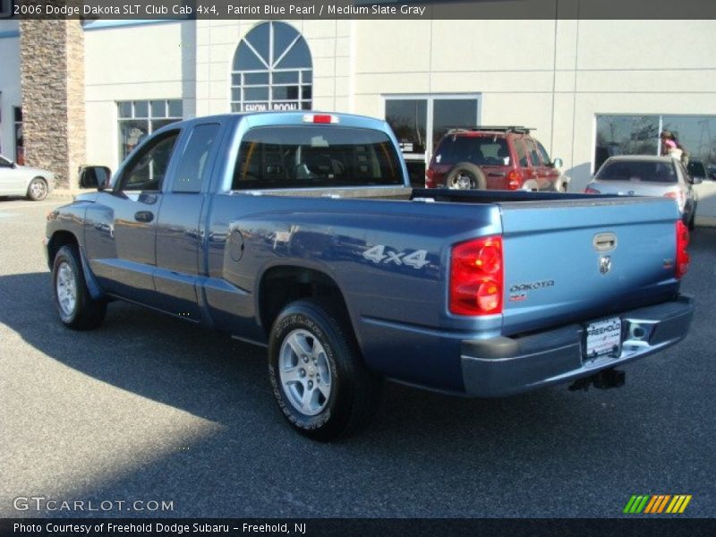 Patriot Blue Pearl / Medium Slate Gray 2006 Dodge Dakota SLT Club Cab 4x4