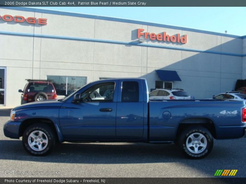 Patriot Blue Pearl / Medium Slate Gray 2006 Dodge Dakota SLT Club Cab 4x4