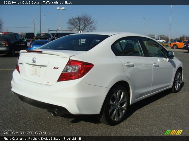 Taffeta White / Black 2012 Honda Civic Si Sedan
