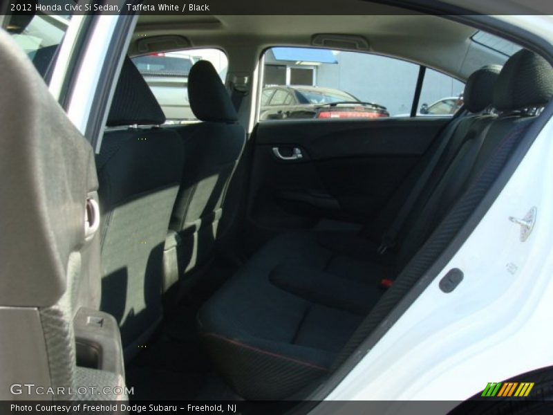 Taffeta White / Black 2012 Honda Civic Si Sedan