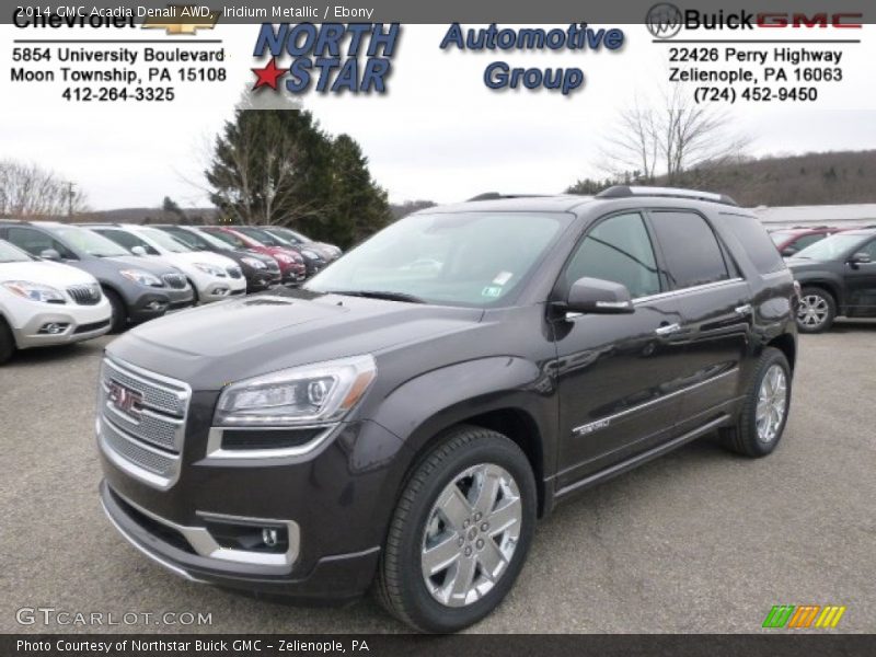 Iridium Metallic / Ebony 2014 GMC Acadia Denali AWD