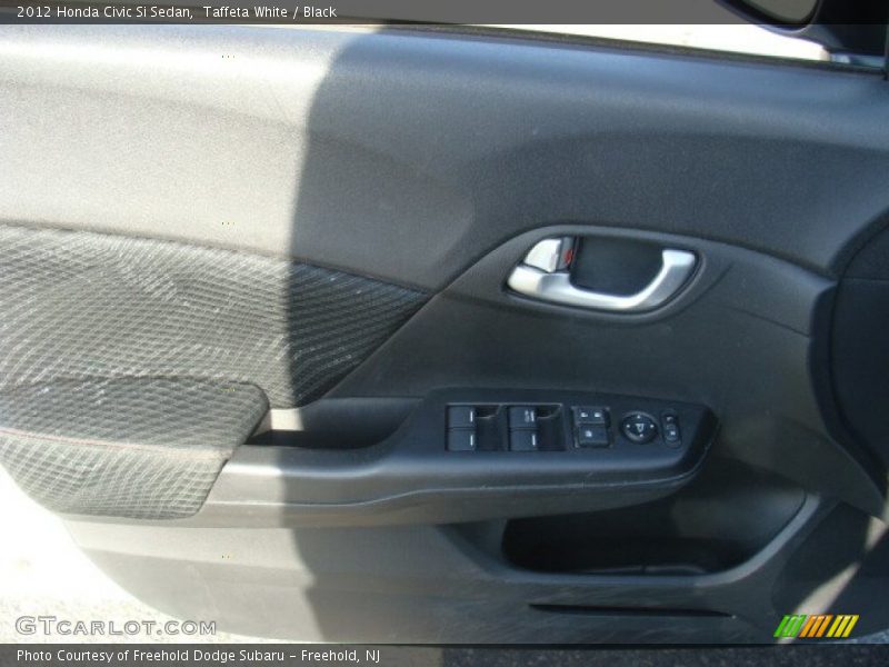Taffeta White / Black 2012 Honda Civic Si Sedan