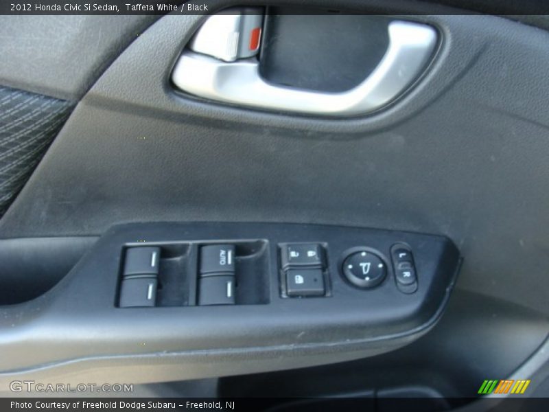 Taffeta White / Black 2012 Honda Civic Si Sedan