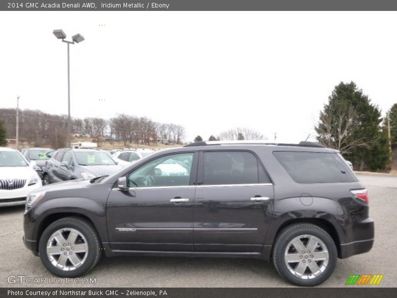 Iridium Metallic / Ebony 2014 GMC Acadia Denali AWD
