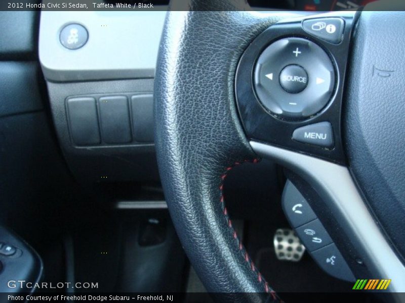 Taffeta White / Black 2012 Honda Civic Si Sedan
