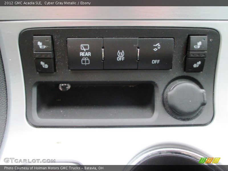 Cyber Gray Metallic / Ebony 2012 GMC Acadia SLE
