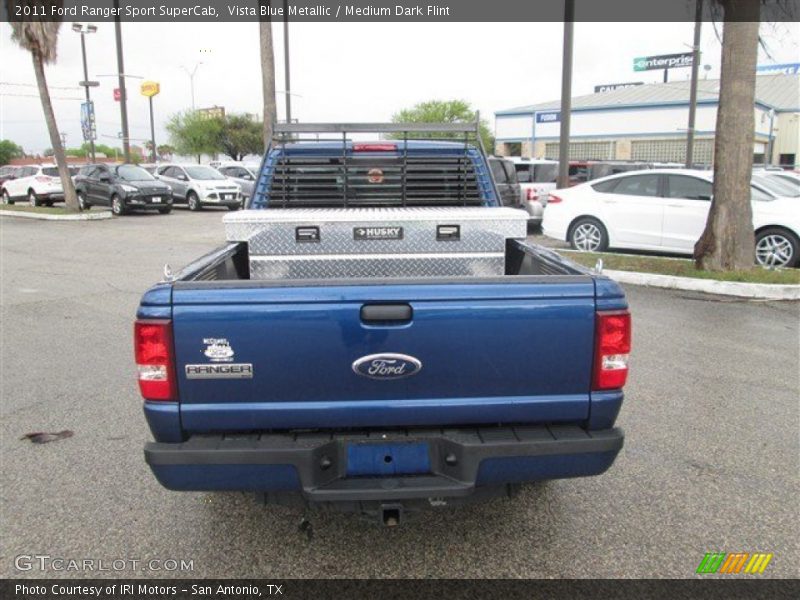 Vista Blue Metallic / Medium Dark Flint 2011 Ford Ranger Sport SuperCab