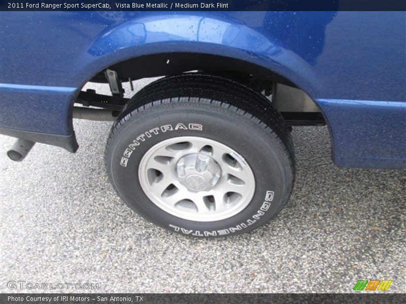 Vista Blue Metallic / Medium Dark Flint 2011 Ford Ranger Sport SuperCab