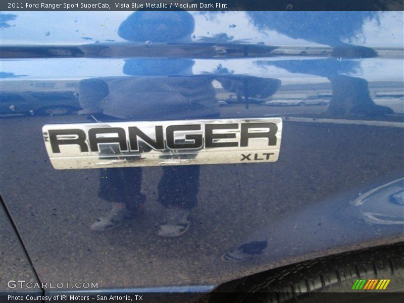 Vista Blue Metallic / Medium Dark Flint 2011 Ford Ranger Sport SuperCab