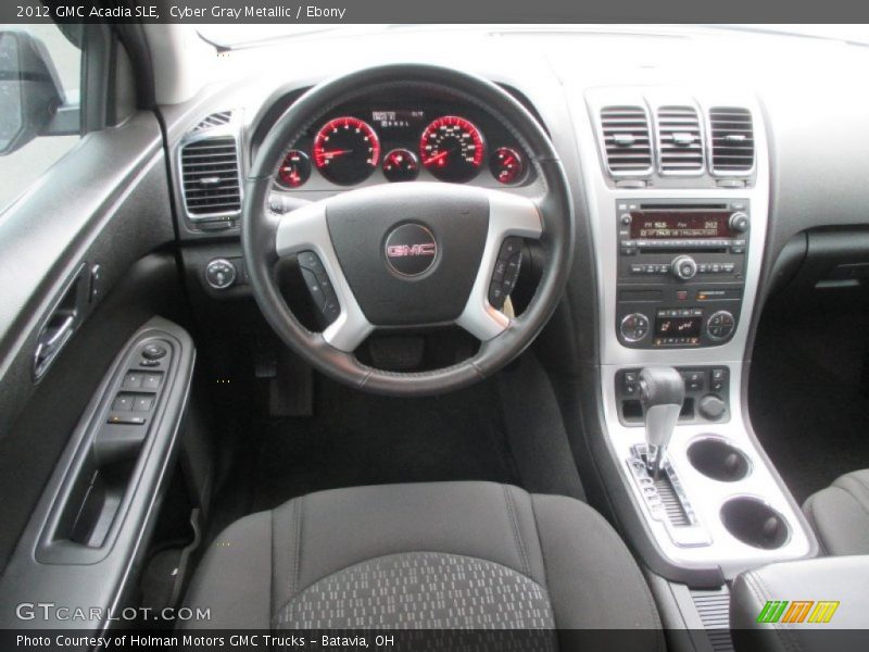 Cyber Gray Metallic / Ebony 2012 GMC Acadia SLE