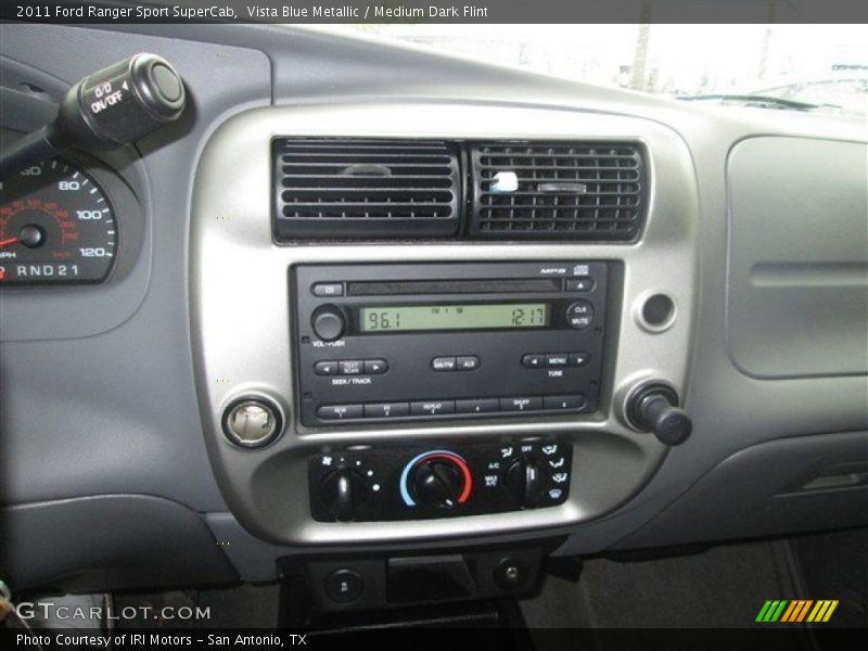 Vista Blue Metallic / Medium Dark Flint 2011 Ford Ranger Sport SuperCab