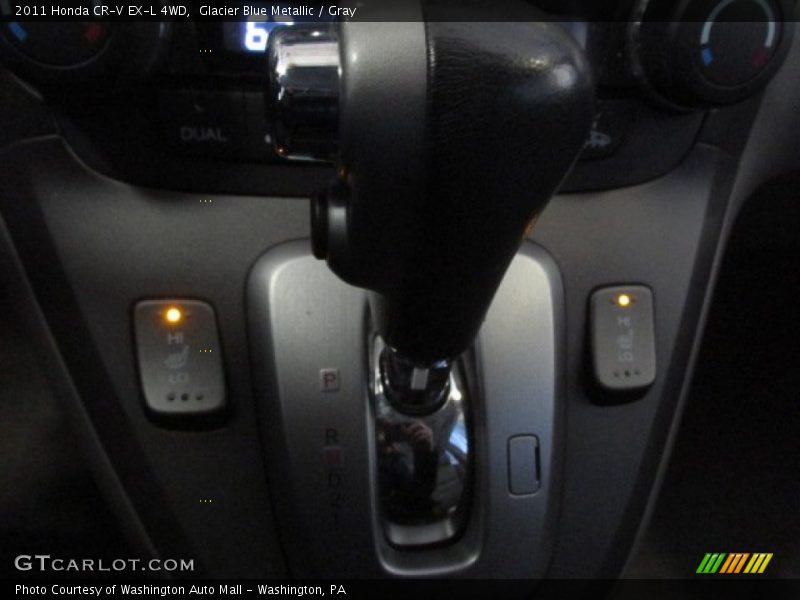 Glacier Blue Metallic / Gray 2011 Honda CR-V EX-L 4WD