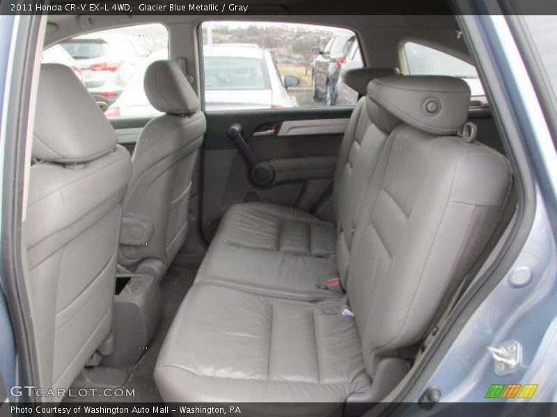Glacier Blue Metallic / Gray 2011 Honda CR-V EX-L 4WD