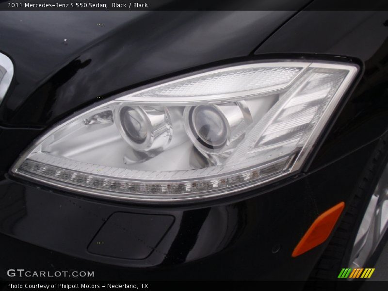 Black / Black 2011 Mercedes-Benz S 550 Sedan
