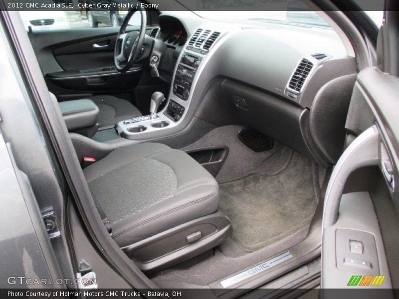 Cyber Gray Metallic / Ebony 2012 GMC Acadia SLE