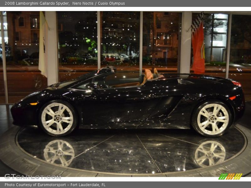 Nero Noctis / Cuoio Olympus 2008 Lamborghini Gallardo Spyder