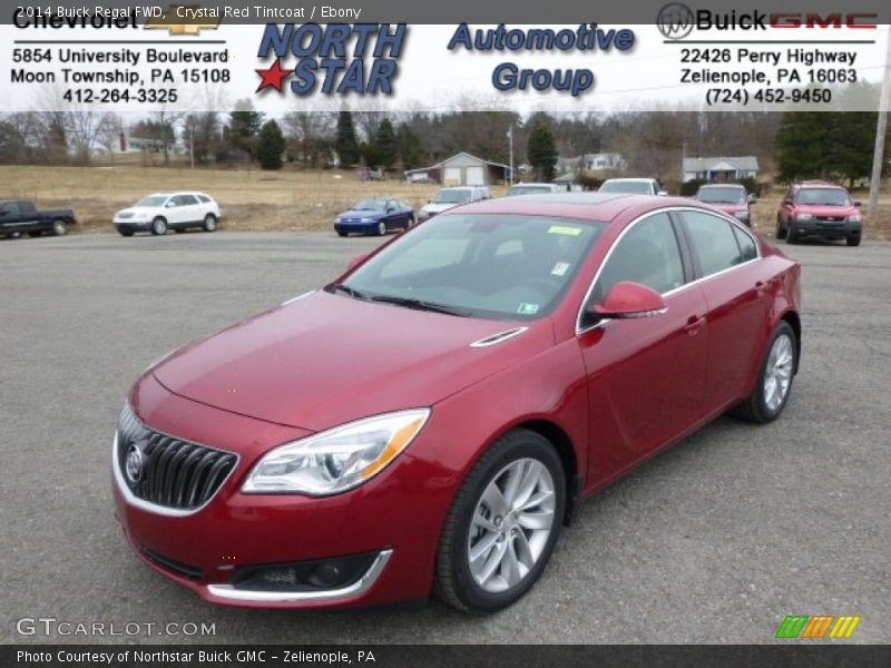 Crystal Red Tintcoat / Ebony 2014 Buick Regal FWD