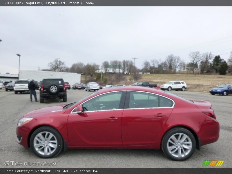 Crystal Red Tintcoat / Ebony 2014 Buick Regal FWD